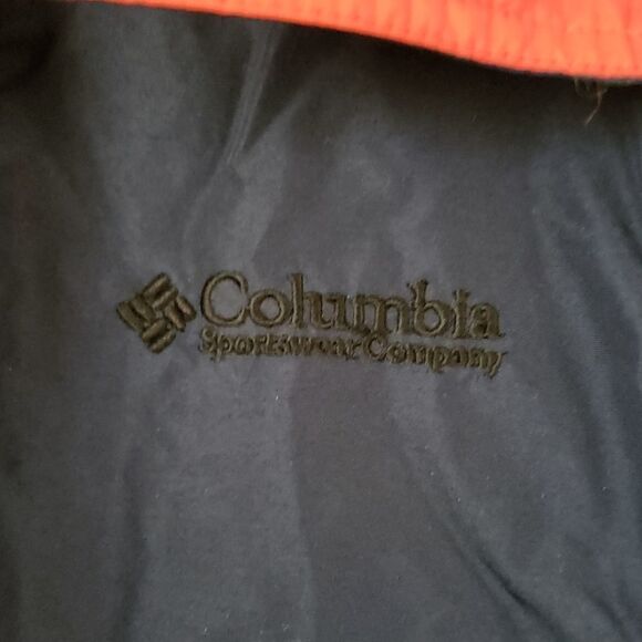 EUC Ladies Navy Blue Red Columbia Coat Jacket Sz M - Picture 3 of 6